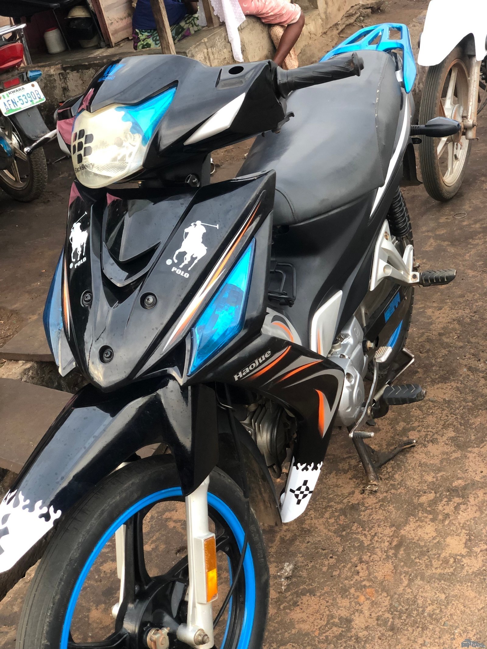 Touring Haojue plus — Side profile