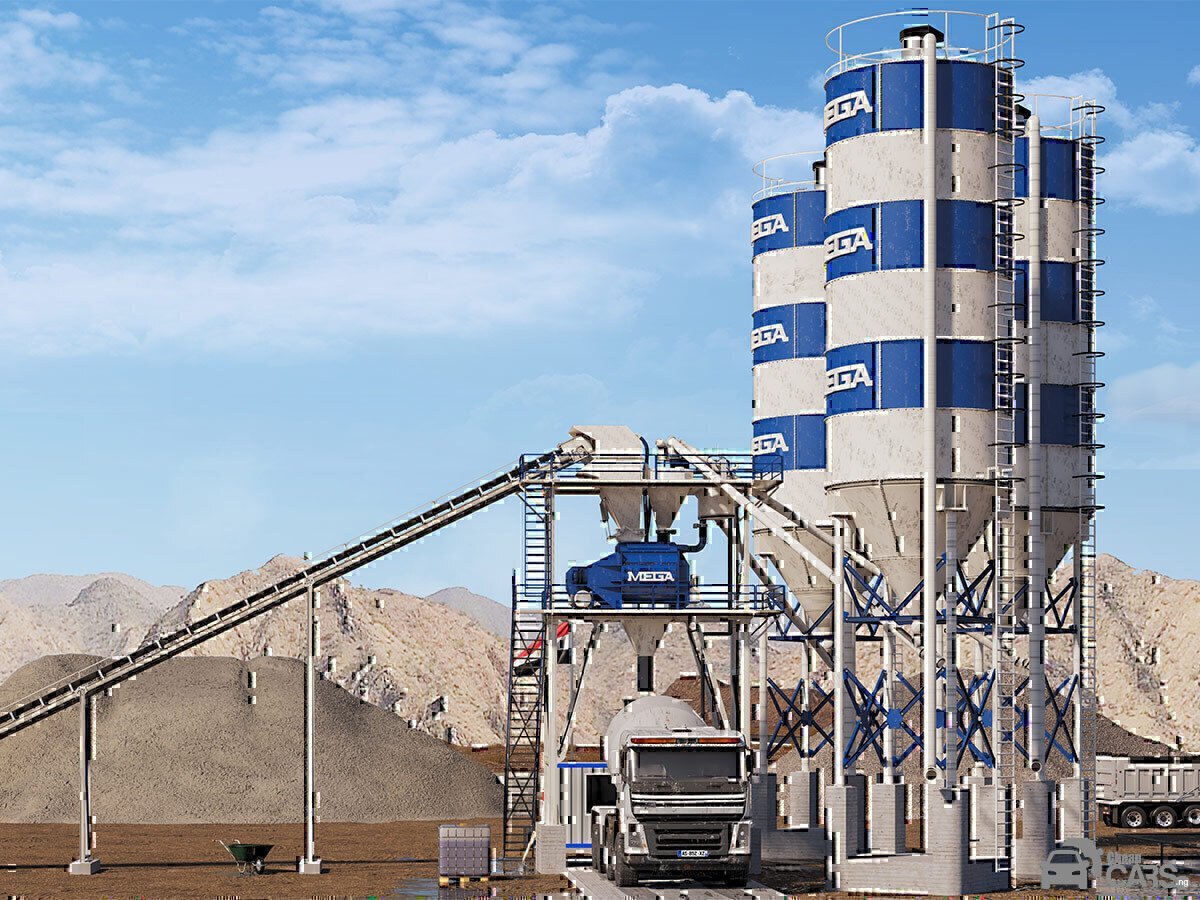 Aggregate Equipment CONCRETE BATCHING — Side profile